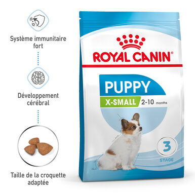 Royal Canin - Croquettes X-Small Puppy pour chiots - 500g