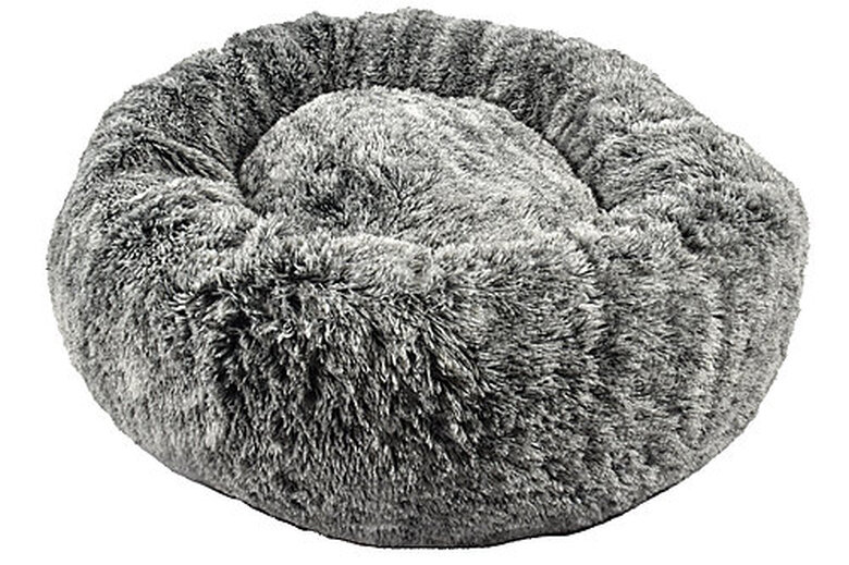 Bobby - Coussin Donut Poilu Gris pour Chien - L image number null