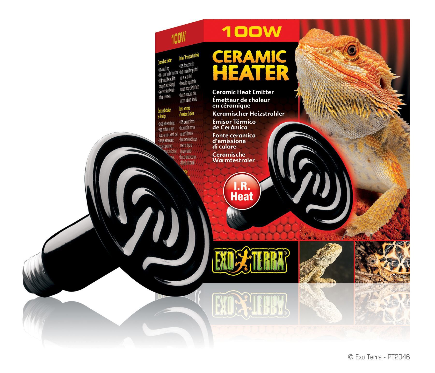 Exo Terra - &Eacute;metteur de Chaleur en C&eacute;ramique Ceramic Heater - 100W Image num&eacute;ro 1