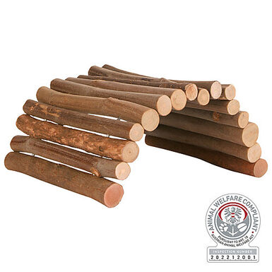Trixie - Pont flexible dègues en bois d'écorce - 28x17cm