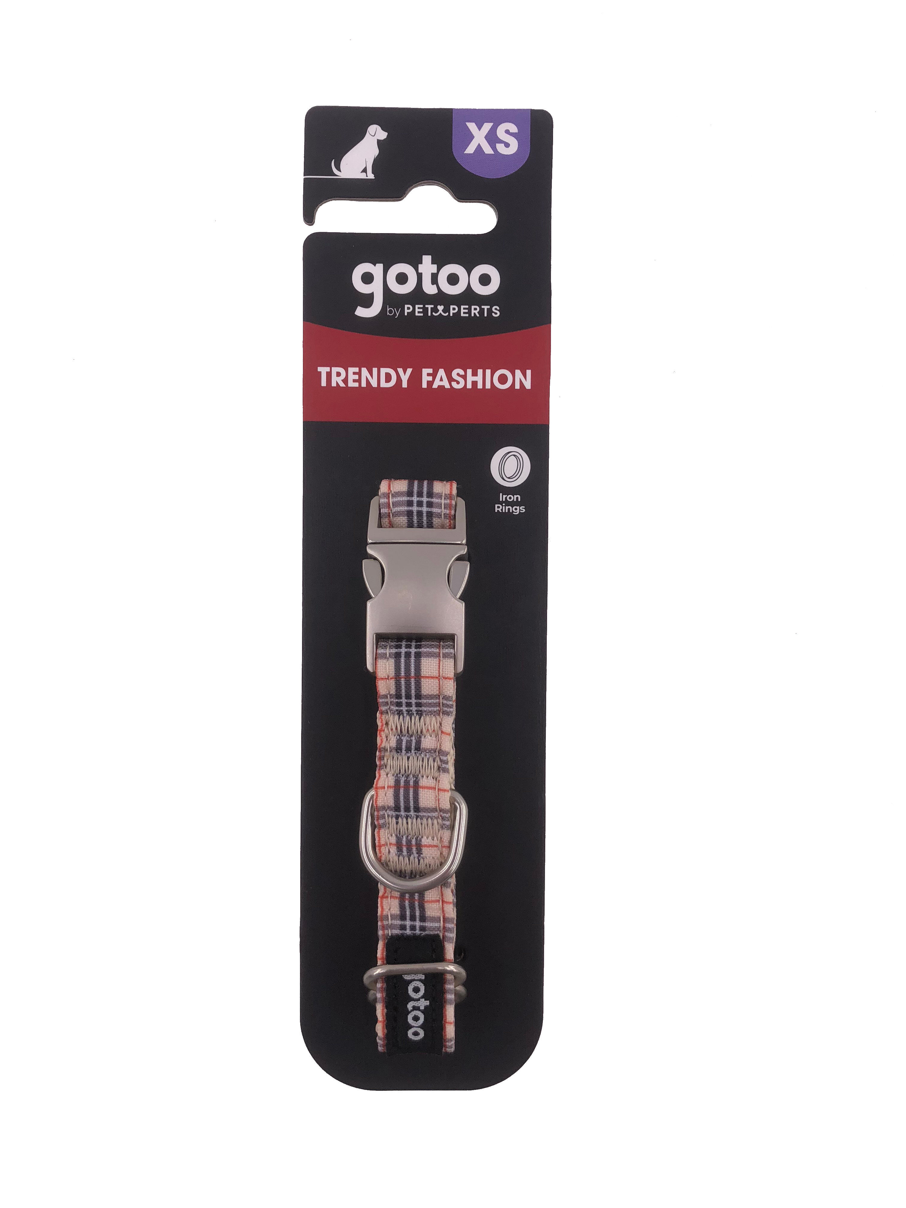 Gotoo - Collier en Tartan Marron pour Chien - XS Image num&eacute;ro 4