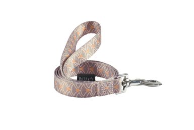 Bobby - Laisse Geisha Taupe pour Chiens