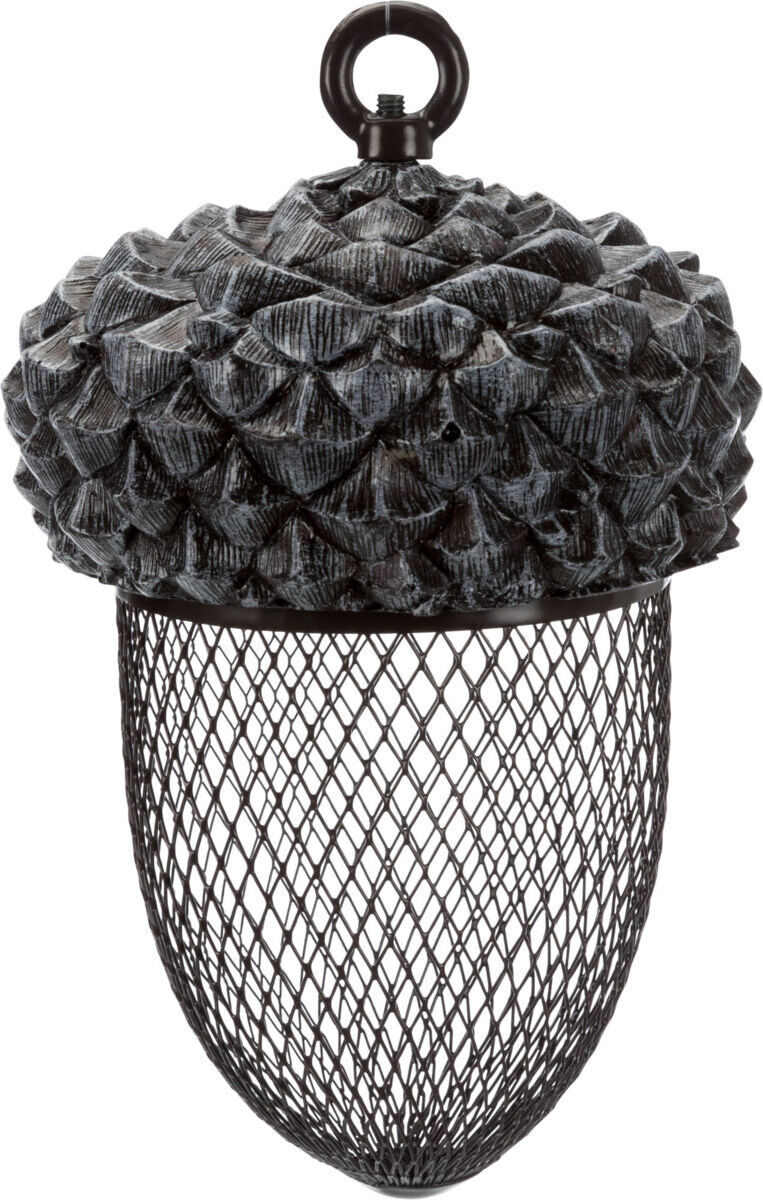 Trixie - Distributeur nourriture gland  en polyester/m&eacute;tal brun/blanc - 700 ml/14x22 cm Image num&eacute;ro 1