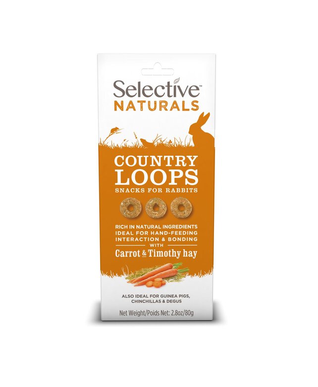 Supreme Science - Selective Naturals Country Loops pour Rongeurs - 80g Image numéro 1 Supreme Science - Selective Naturals Country Loops pour Rongeurs - 80g Image numéro 1