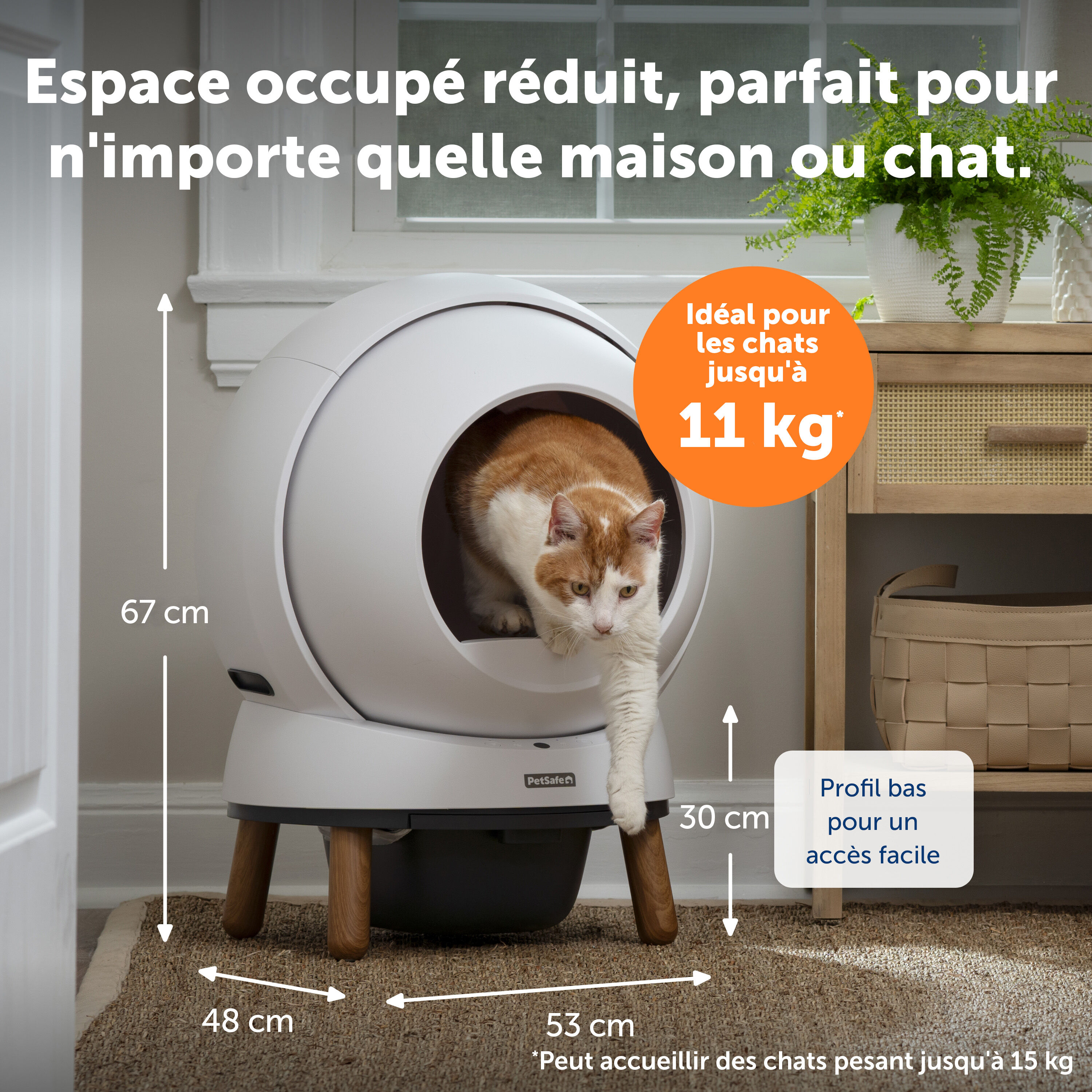 PetSafe - Liti&egrave;re Auto-Nettoyante Smart Spin pour Chats - Blanc Image num&eacute;ro 13