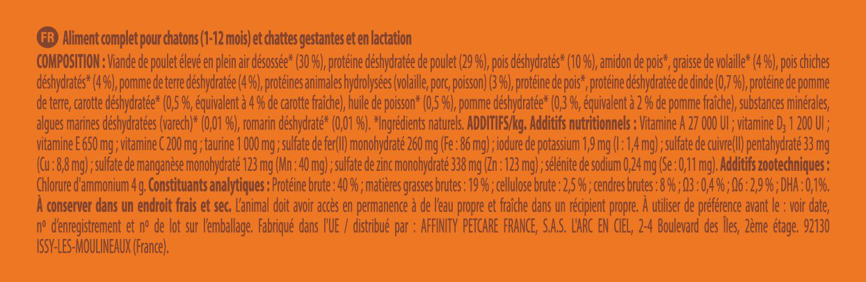 Nature's Variety - Croquettes No Grain Kitten Au Poulet Pour Chats - 3kg Image num&eacute;ro 3