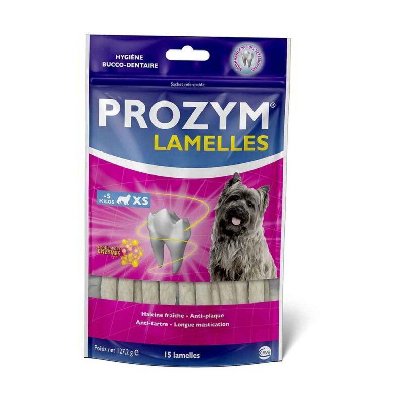 PROZYM - Sachet Lamelles Hygi&egrave;ne Bucco-dentaire XS pour Chien - x15 Image num&eacute;ro 1