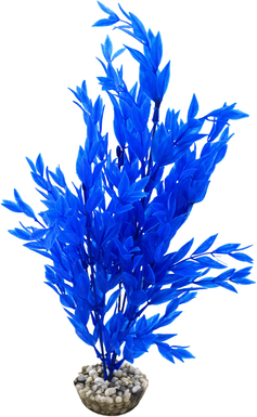 Labeo - Buisson plante bleu - Plante Artificielle Aquarium