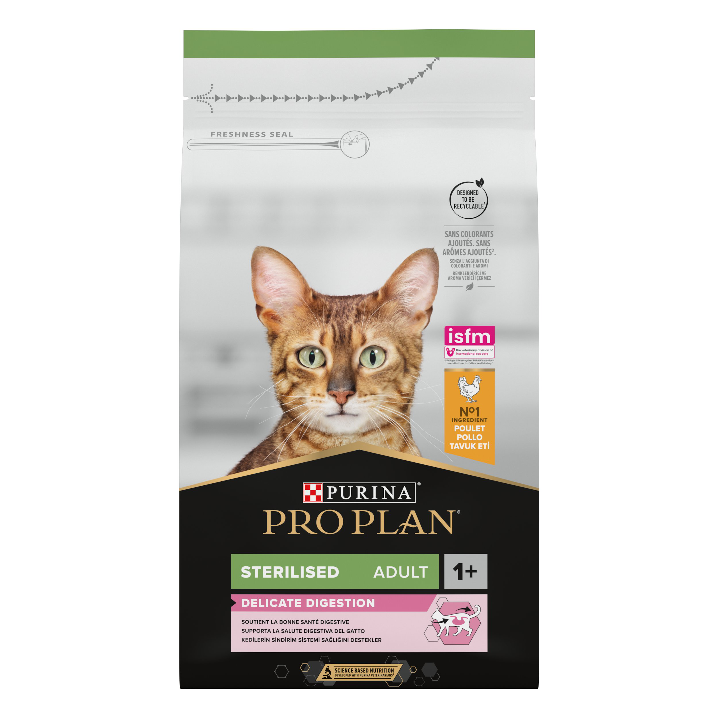 Pro Plan - Croquettes Optidigest Sterilised au Poulet pour Chat - 1,5Kg Image num&eacute;ro 1