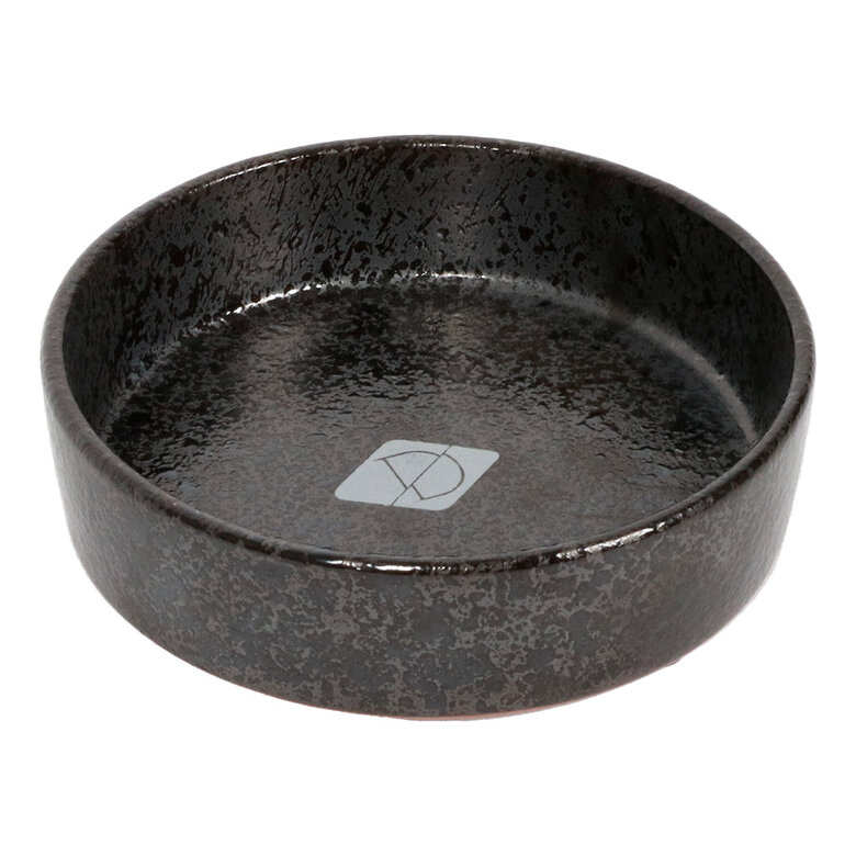 D&D - Gamelle et Ecuelle D'eau Jasper pour Chat 200ml - 13,5x13,5x3,5cm Black Dots Image numéro 1 D&D - Gamelle et Ecuelle D'eau Jasper pour Chat 200ml - 13,5x13,5x3,5cm Black Dots Image numéro 1