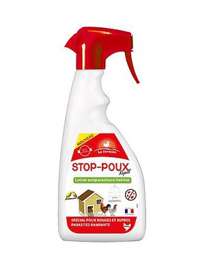 Le Fermier - Lotion Antiparasitaire Habitat Stop Poux pour Basse cour - 500ml