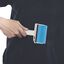Je Cherche une Idée - Brosse Adhésive Lavable Anti-Poil - Bleu Indicateur image numéro 3