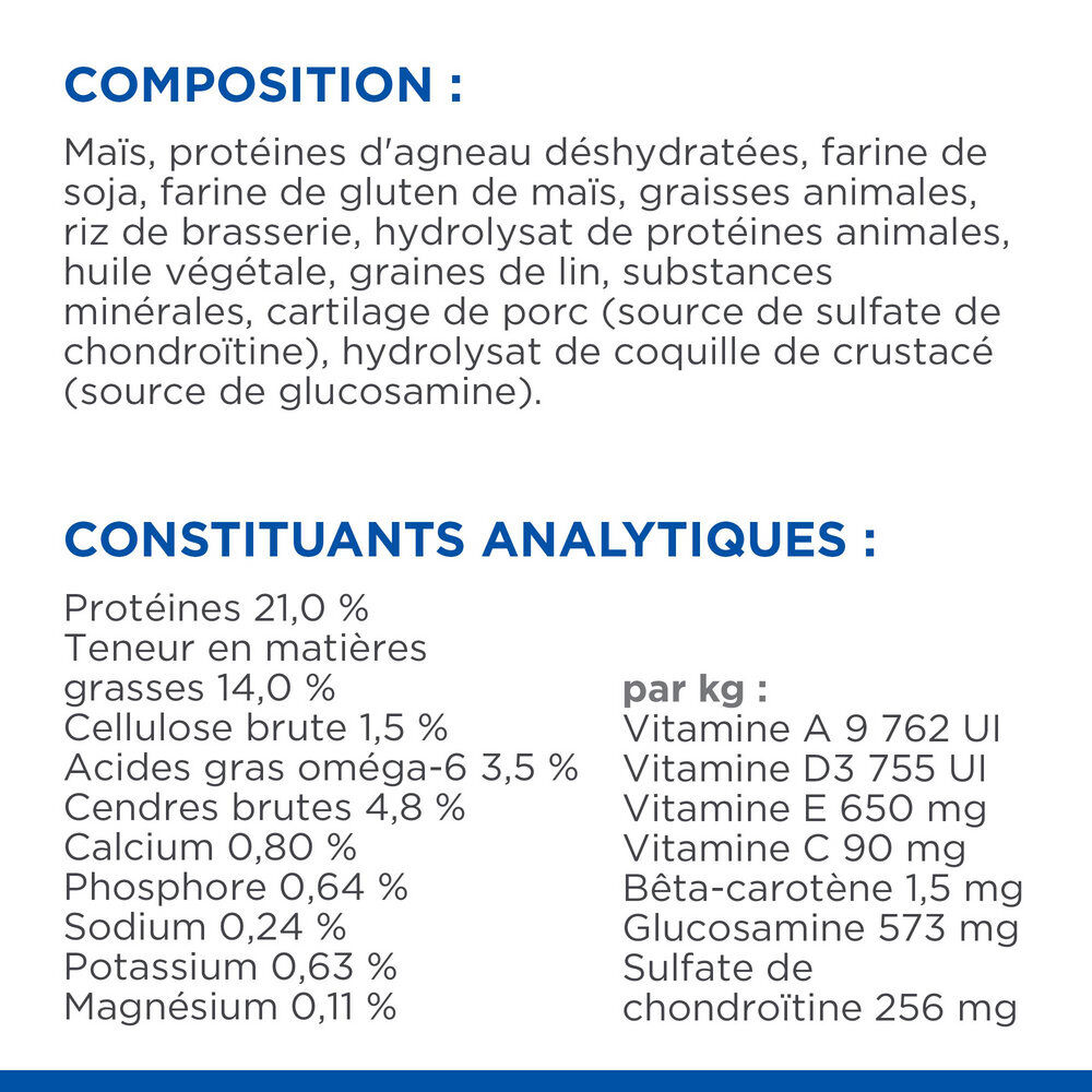 Hill's Science Plan - Adult Croquettes Pour Grand Chien A L'agneau Et Riz  - 12kg Image num&eacute;ro 5