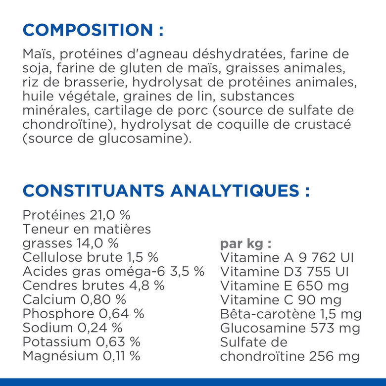 Hill's Science Plan - Adult Croquettes Pour Grand Chien A L'agneau Et Riz  - 12kg Image numéro 5 Hill's Science Plan - Adult Croquettes Pour Grand Chien A L'agneau Et Riz  - 12kg Image numéro 5