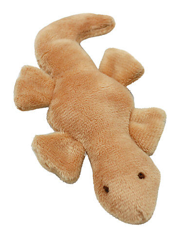 Animalis Jouet Peluche L zard Beige pour Chat 13cm Animalis