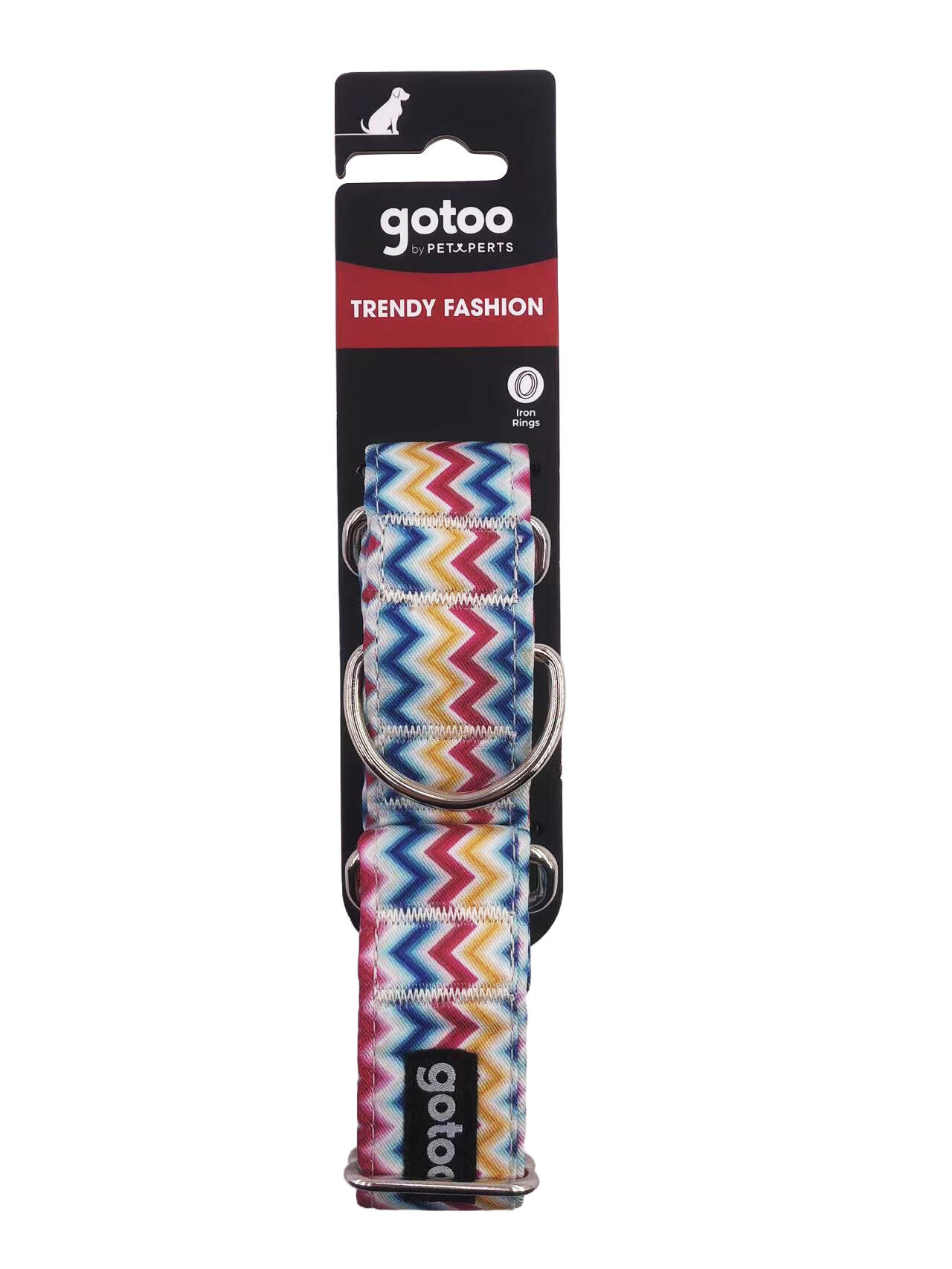 Gotoo - Collier L&eacute;vrier Zig-Zag pour Chien - 36/50cm Image num&eacute;ro 3