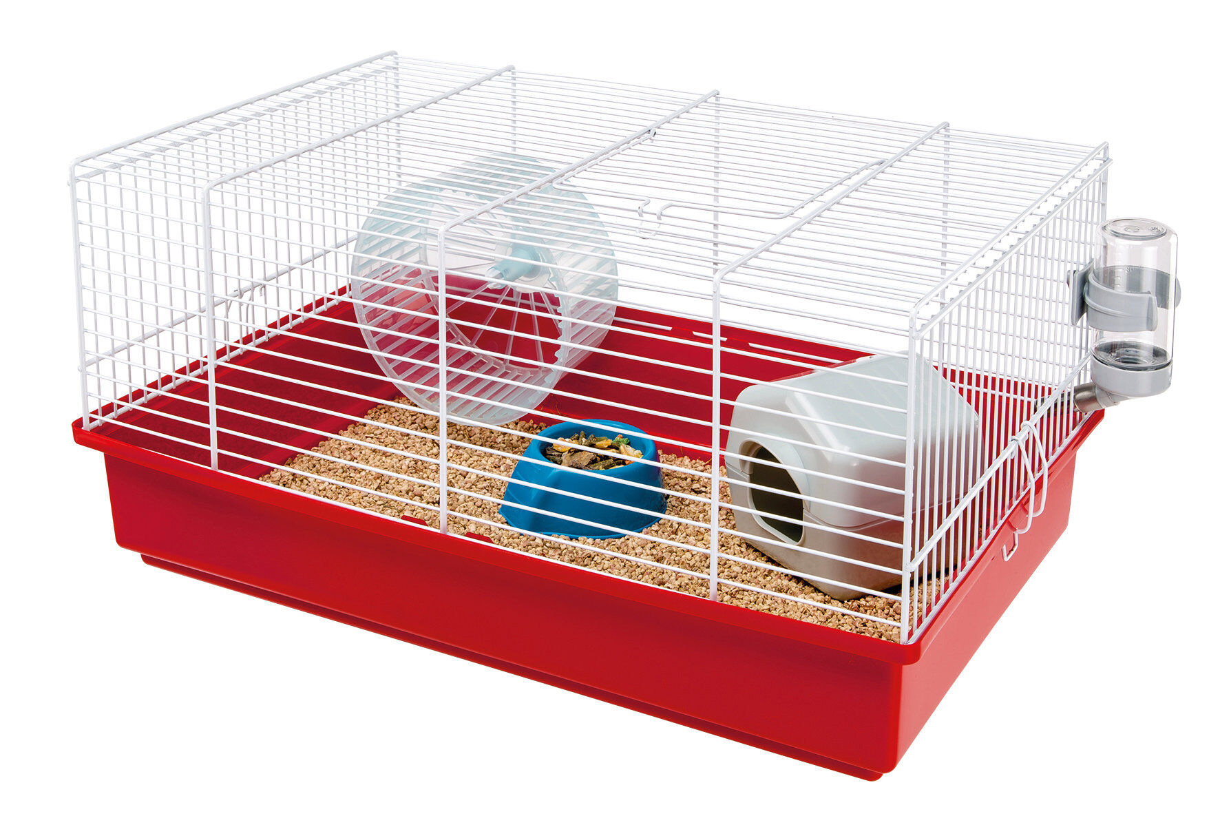 Ferplast - Cage Criceti 9 pour Rongeurs - Rouge/Blanc Image num&eacute;ro 3
