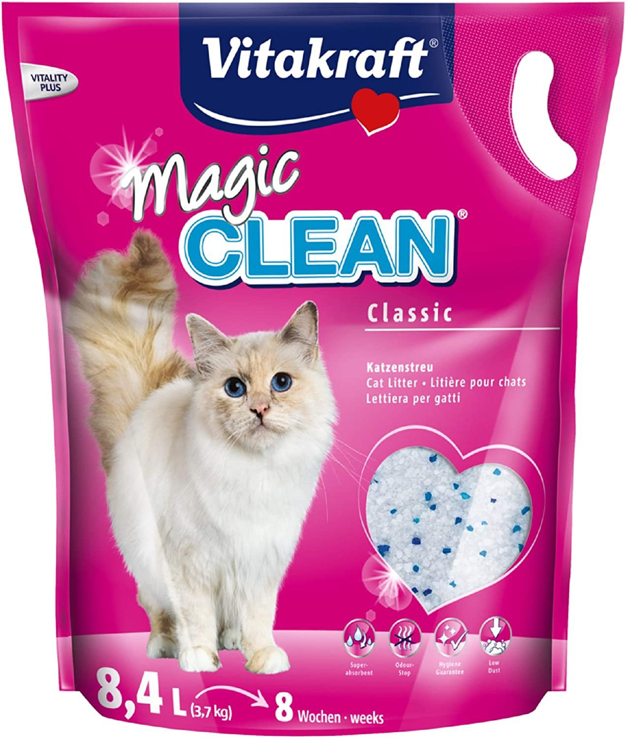 Vitakraft - Liti&egrave;re Magic Clean Classic pour Chats - 8,4L Image num&eacute;ro 1