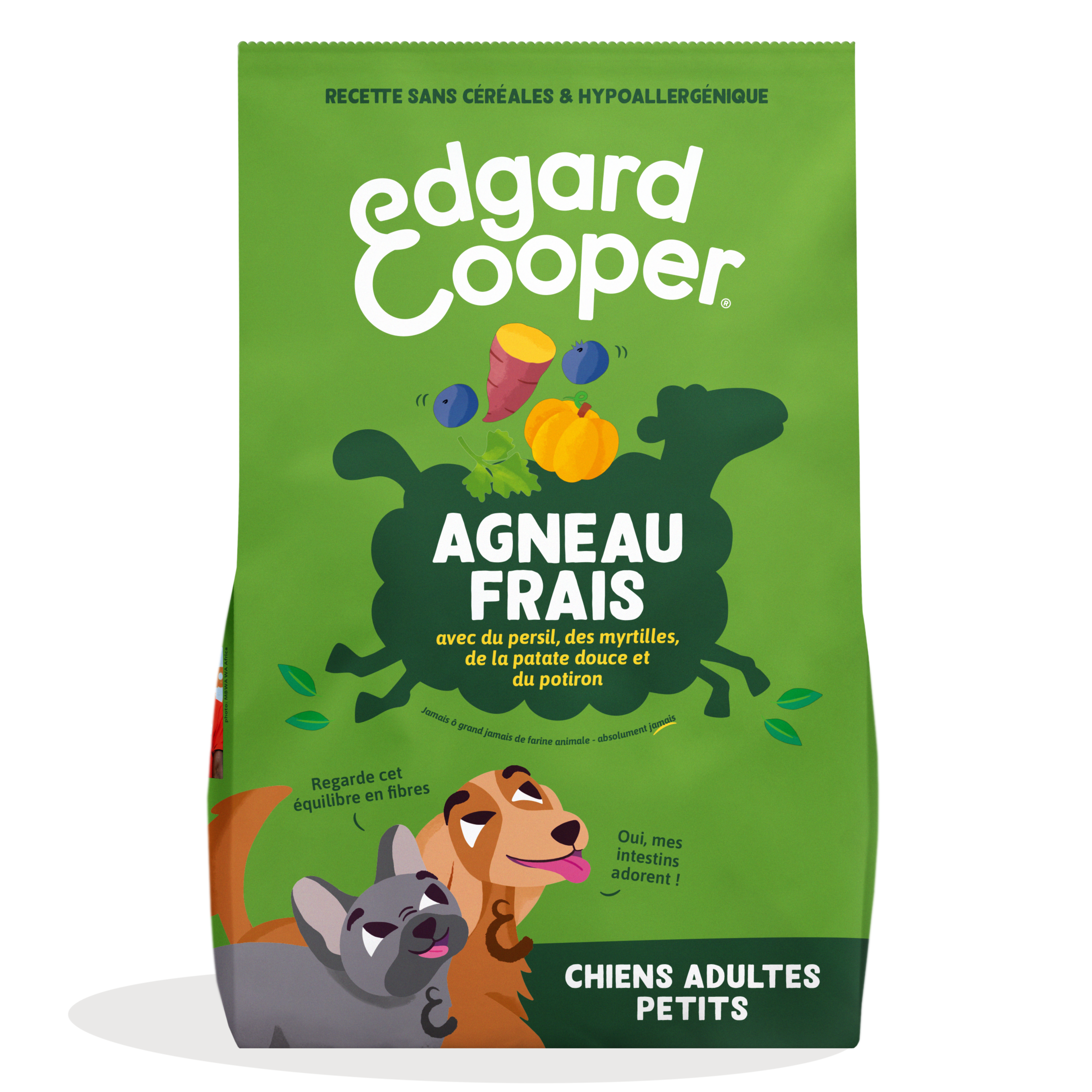 Edgard & Cooper - Croquettes Sans C&eacute;r&eacute;ales Agneau Frais pour Petits Chiens Adultes - 700g Image num&eacute;ro 1