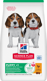 Hill's Science Plan - Puppy Croquettes Pour Chiot Au Poulet  - 12kg Hill's Science Plan - Puppy Croquettes Pour Chiot Au Poulet  - 12kg