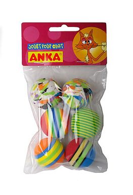 Jouet pour Chat Pack 6 Balles Assorties