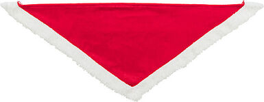 Trixie - Xmas Foulard, aspect velours/peluche, rouge