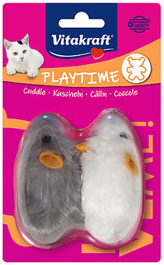 Vitakraft - 2 Souris peluche avec son