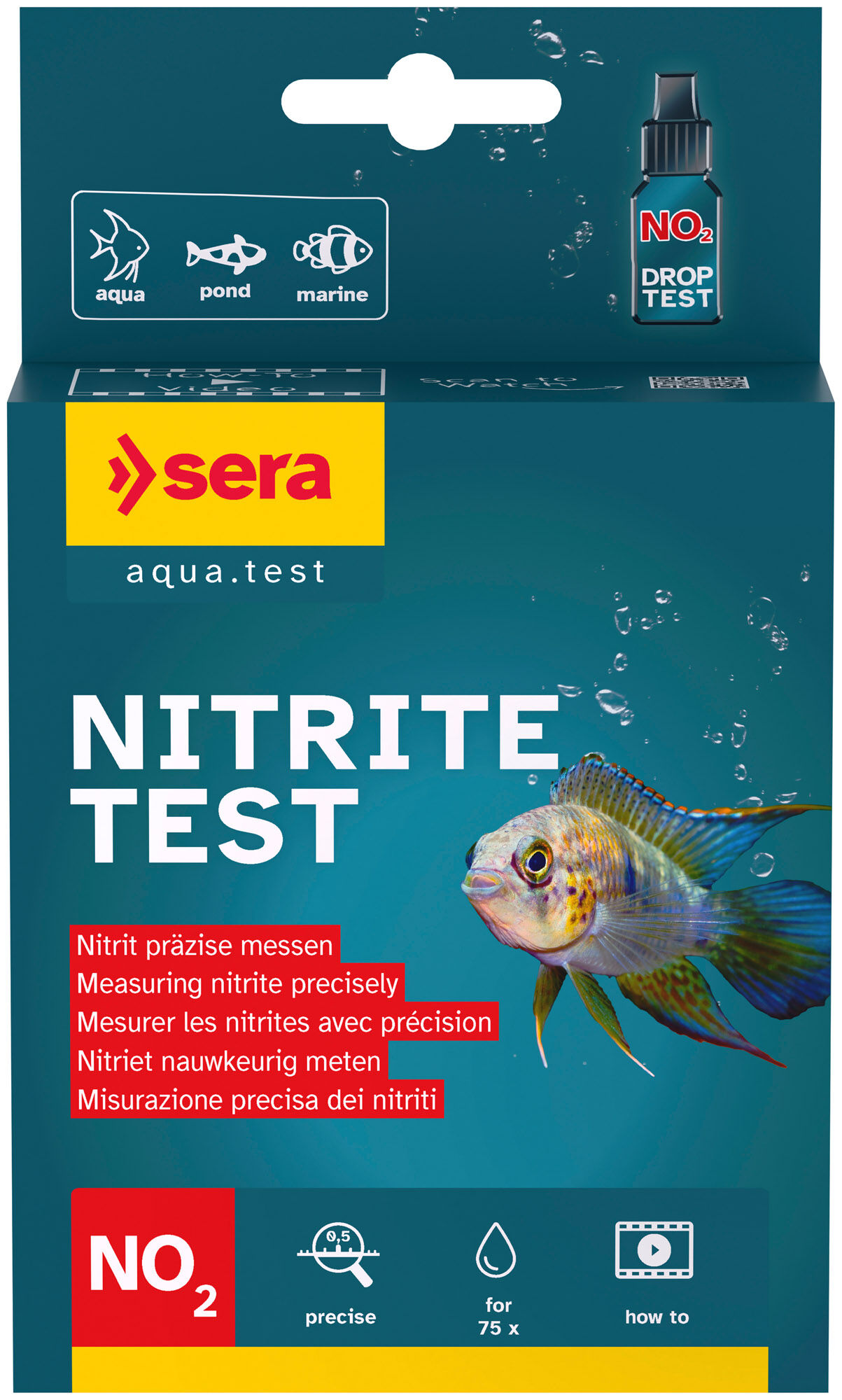Sera - Test de Nitrites NO2 Test pour Aquarium - 2x15ml Image num&eacute;ro 1