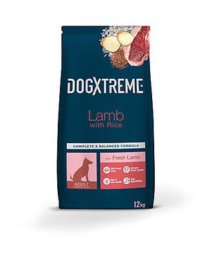 DogXtreme - Croquettes à l'Agneau Frais pour Chien de Toute Race - 12Kg