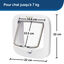 Petsafe - Chatière 4 Positions Luxe pour Chats - Blanc Indicateur image numéro 7