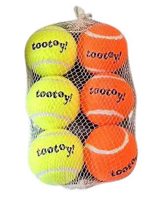 Tootoy! - Balle Tennis Sonore x6 Image num&eacute;ro 1