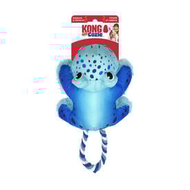 KONG - Jouet Cozie Tuggz Grenouille pour Chiens - S/M