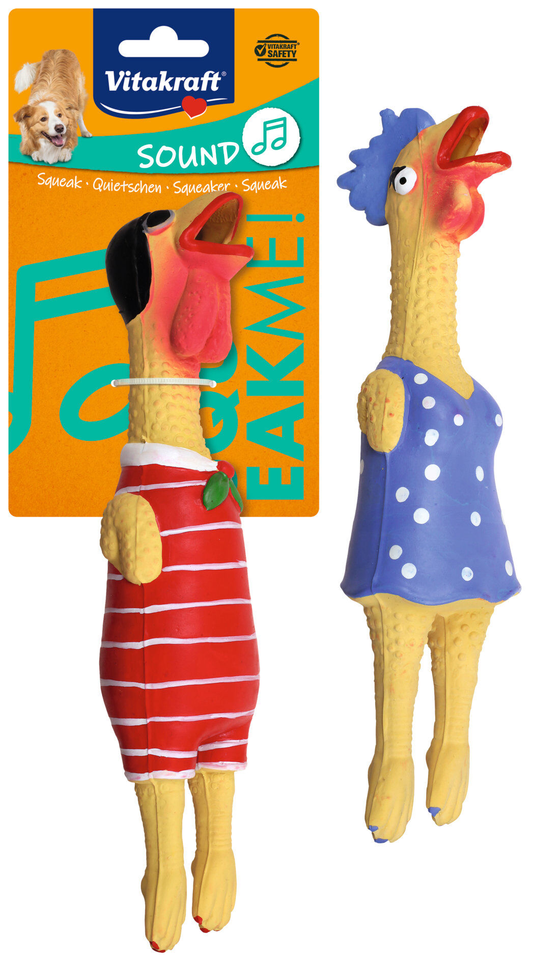 Vitakraft - Jouet Poulet en latex MM Image num&eacute;ro 1