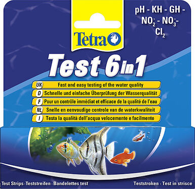 Tetra - Contrôle en Bandelettes Test 6in1 pour Aquarium d'Eau Douce