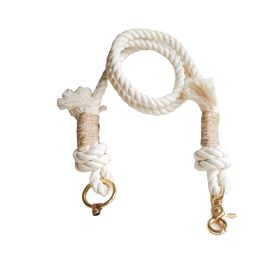 Le Muso - Extension de Laisse Corde pour Chiens - Crème