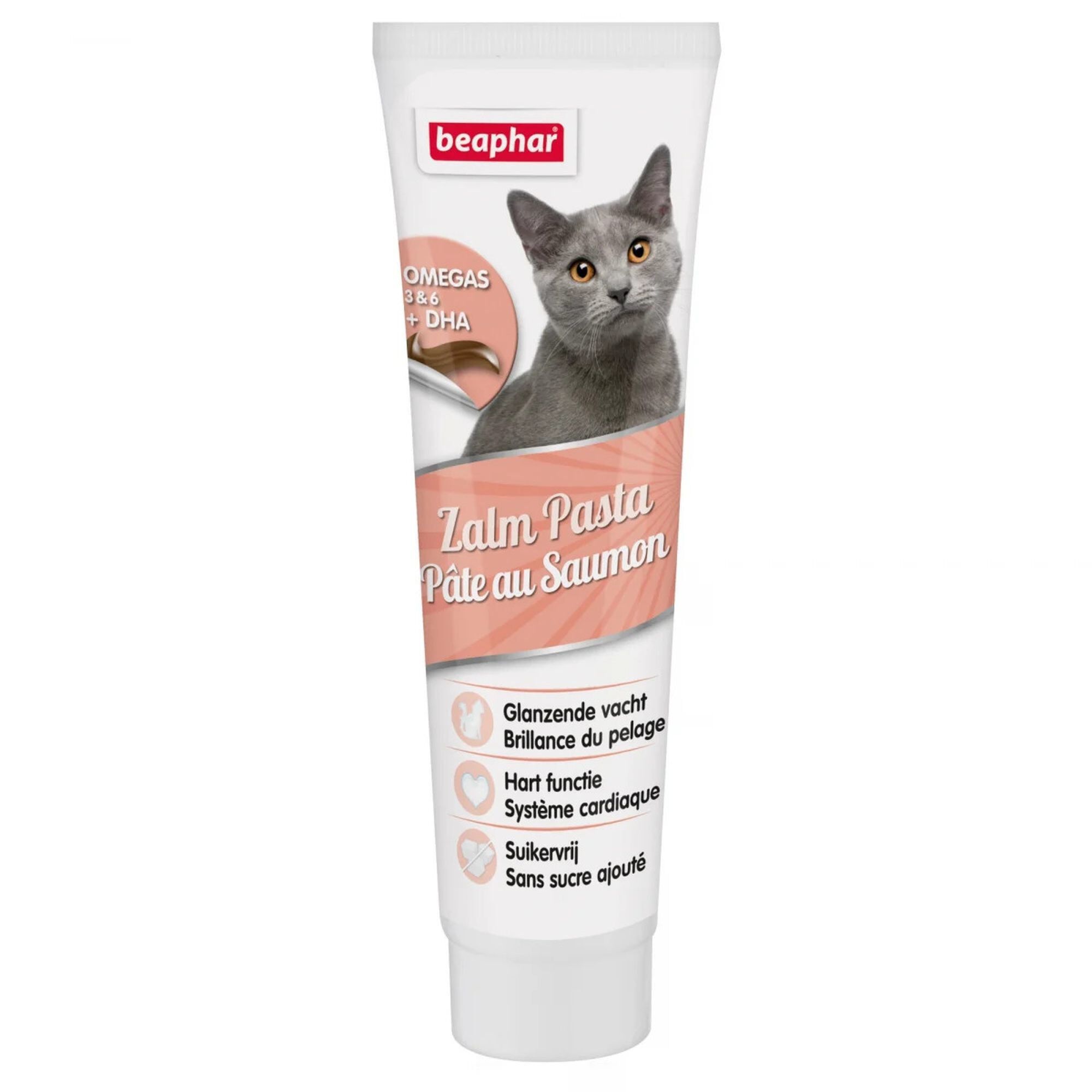 Beaphar - P&acirc;te Beaut&eacute; du Pelage au Saumon pour Chat - 100g Image num&eacute;ro 1