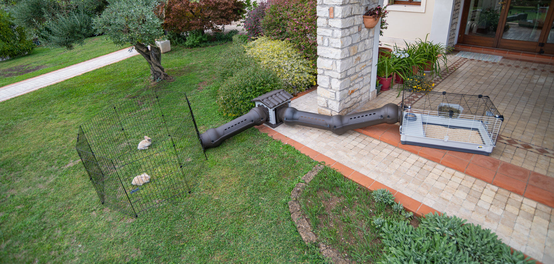 Ferplast - Cage Krolik Large Gris pour Lapin - 100cm Image num&eacute;ro 12