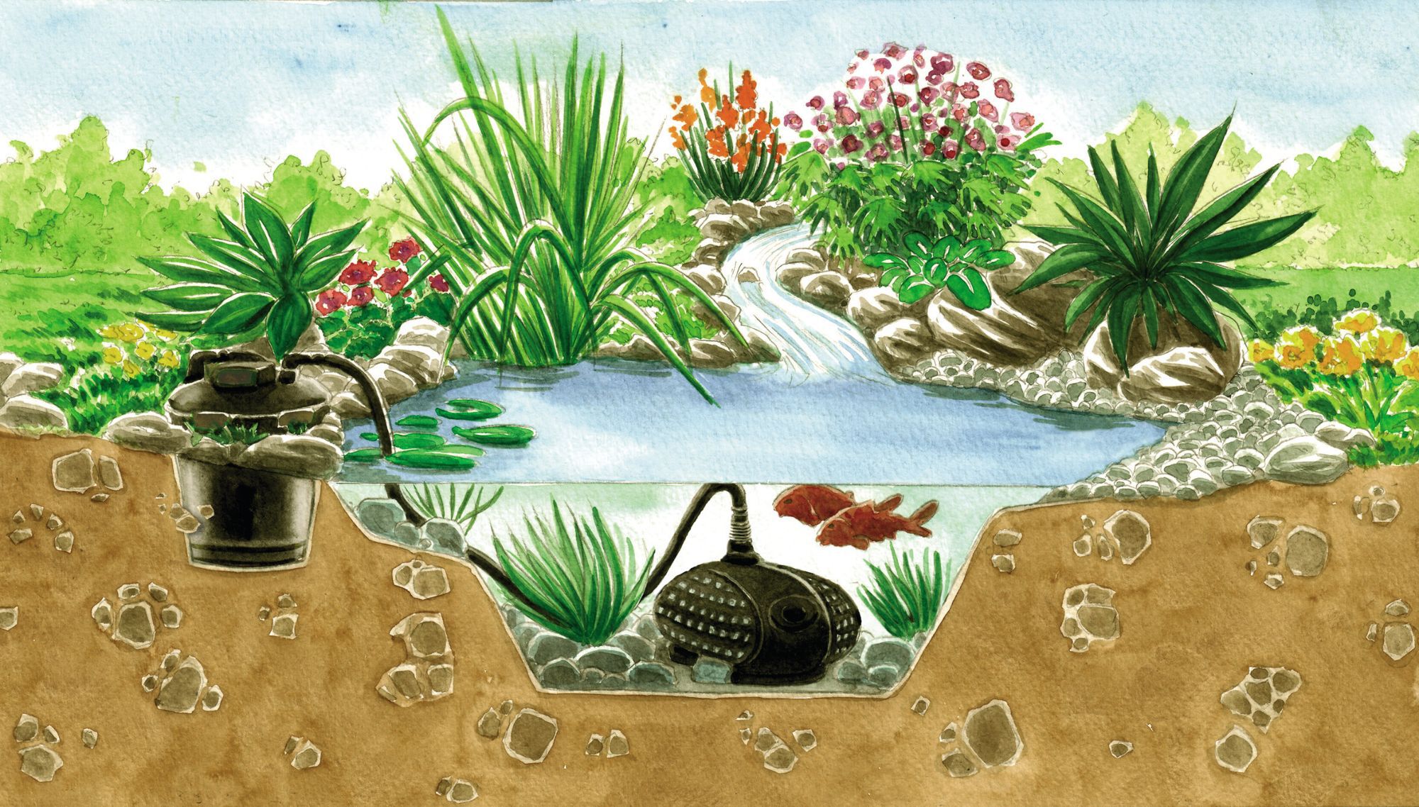 Pontec - Kit de Filtration PondoPress Set 10000 pour Bassin - 2500 l/h Image num&eacute;ro 3