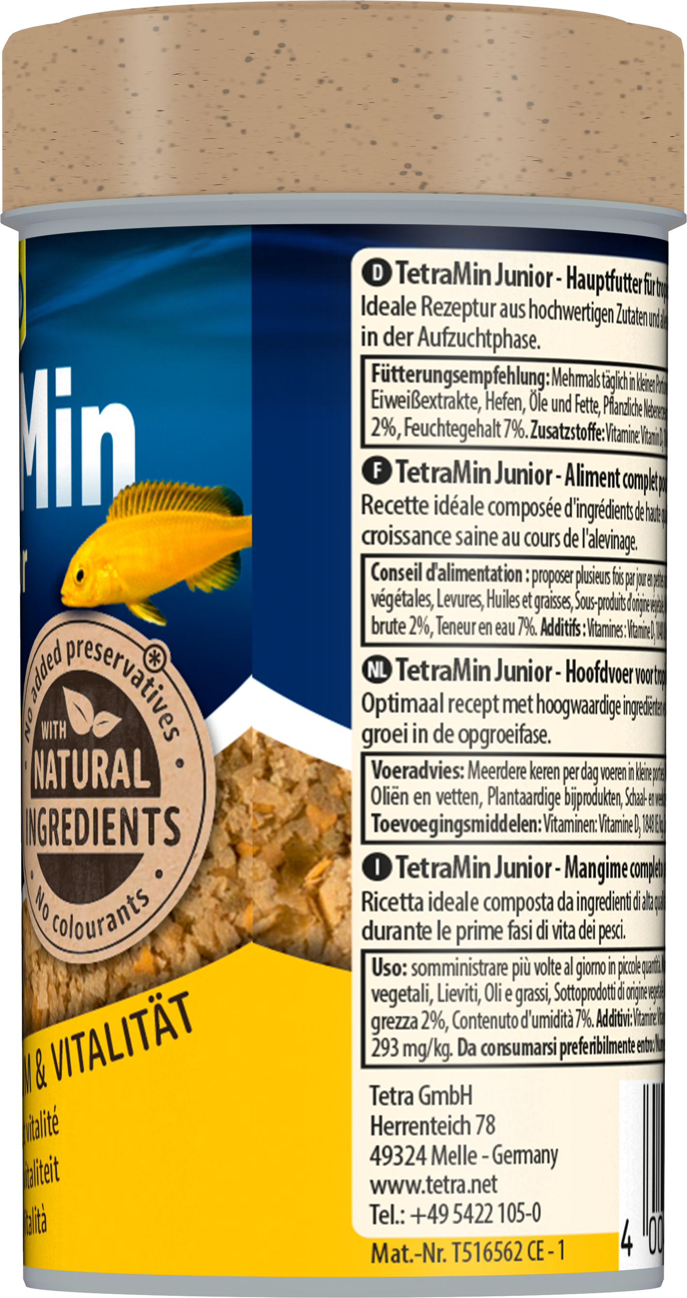 Tetra - Aliment TetraMin Junior pour Poissons d'Ornement - 100ml Image num&eacute;ro 2