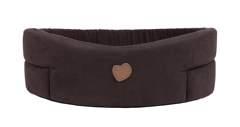 Animalis - Corbeille Tissus Suédine Marron et Beige pour Chien - T3 Image numéro 2 Animalis - Corbeille Tissus Suédine Marron et Beige pour Chien - T3 Image numéro 2