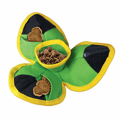 KONG - Jouet à Friandises Ballistic Hide 'N Treat pour Chien - M