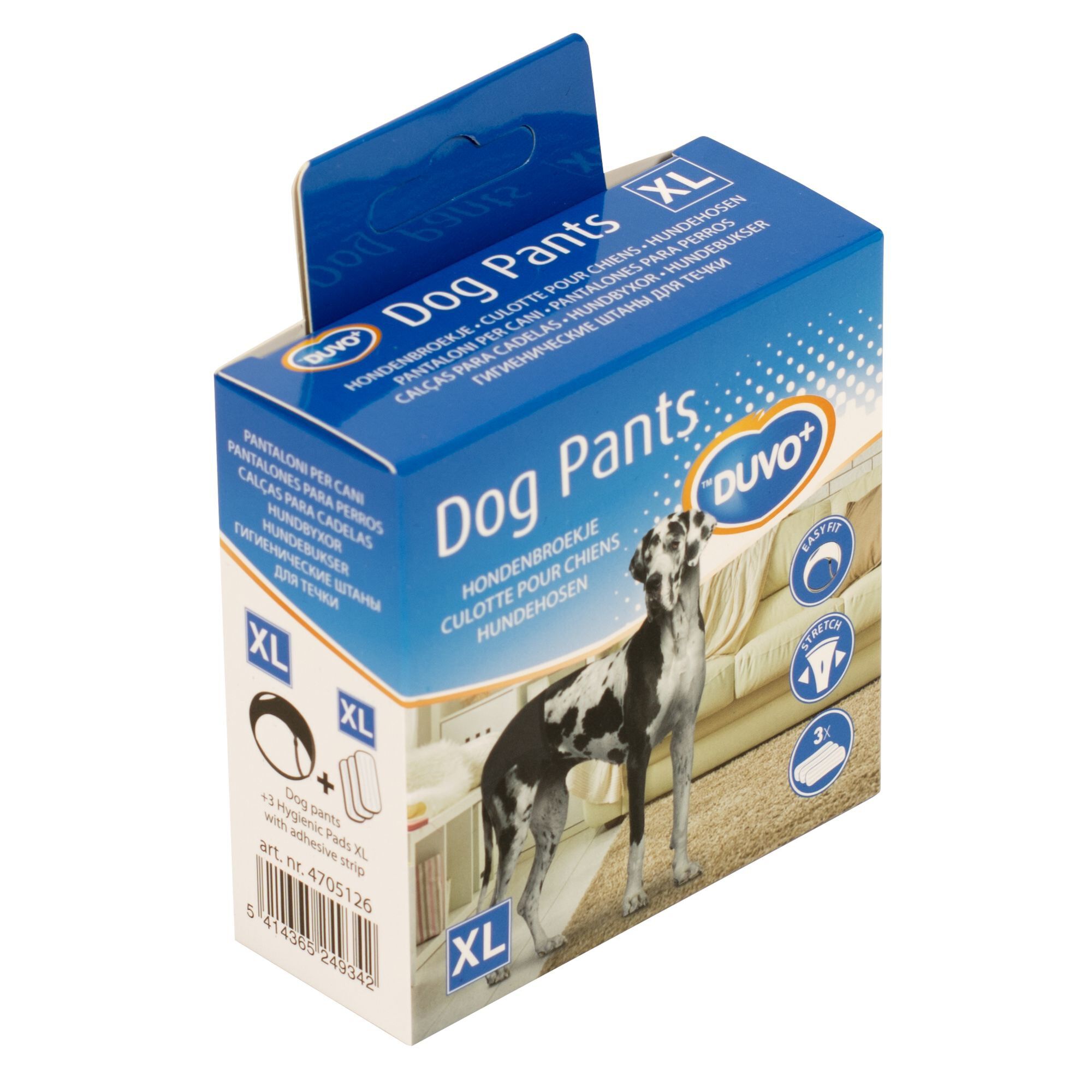 Duvoplus - Culotte Hygi&eacute;nique Noir pour Chien - XL Image num&eacute;ro 1
