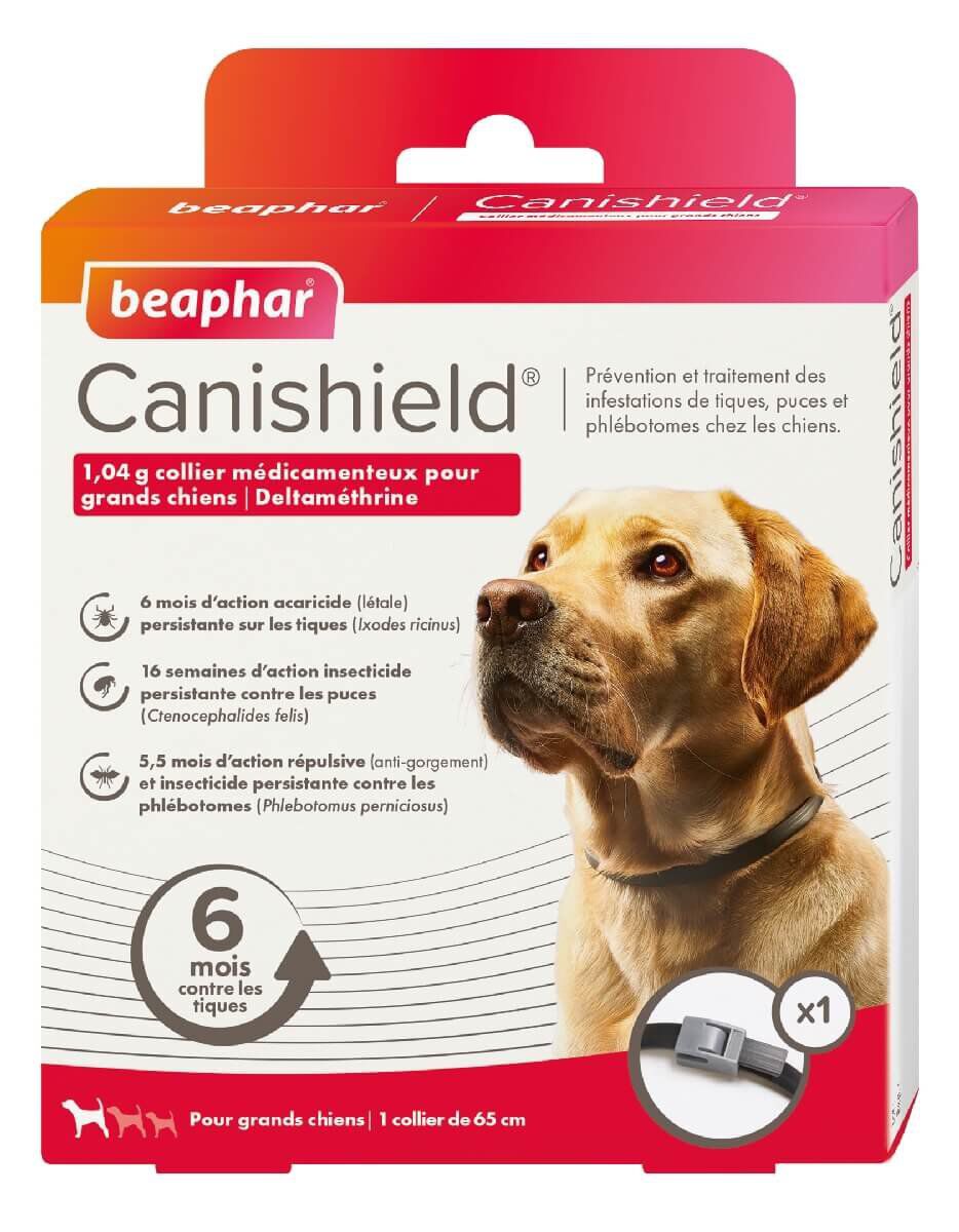 Canishield - Collier Anti-puces Tiques pour Grand Chien - x1 Image num&eacute;ro 1