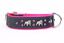 Yogipet - Collier Bulldog Cuir Crystal pour Chien Noir/Rose - T65 48/58cm Indicateur image numéro 1