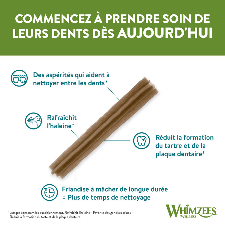 Whimzees - Bâtonnets Nature Dog Treats M pour Chien - x14 Image numéro 6 Whimzees - Bâtonnets Nature Dog Treats M pour Chien - x14 Image numéro 6