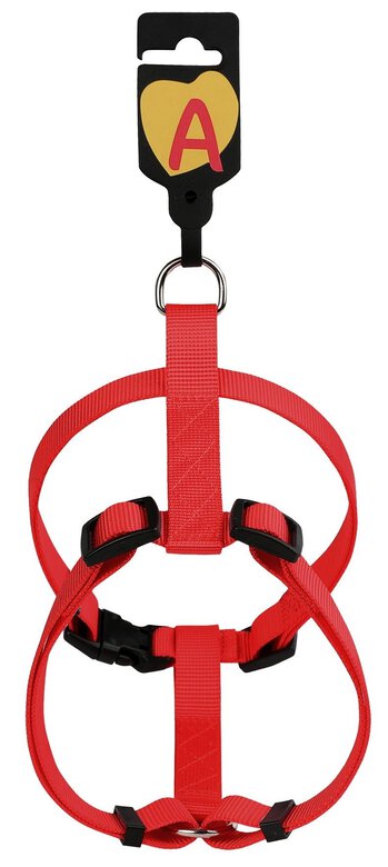 Animalis - Harnais Basic Rouge pour Chien - T0 12mm et 32/45cm Image numéro 2 Animalis - Harnais Basic Rouge pour Chien - T0 12mm et 32/45cm Image numéro 2
