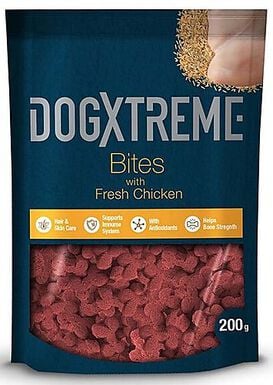 DogXtreme - Friandises BITES avec Poulet Frais pour Chiens - 200g