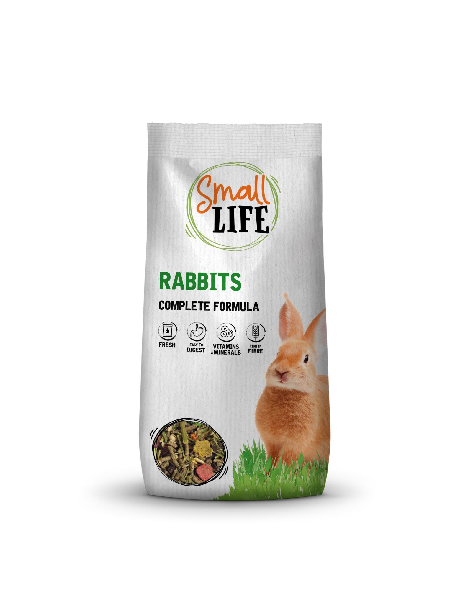 Small Life - Menu Complet pour Lapin Adulte - 800g Image num&eacute;ro 1