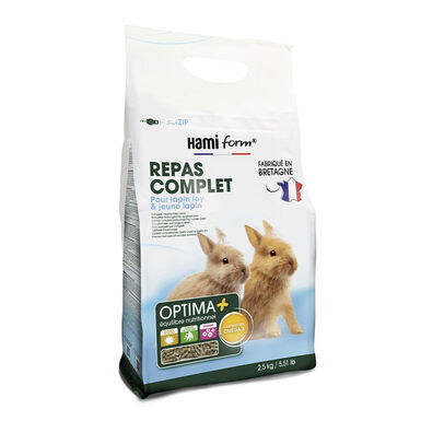 Hamiform - Repas Premium Optima+ pour Lapin Toys et Jeune Lapin - 2,5Kg