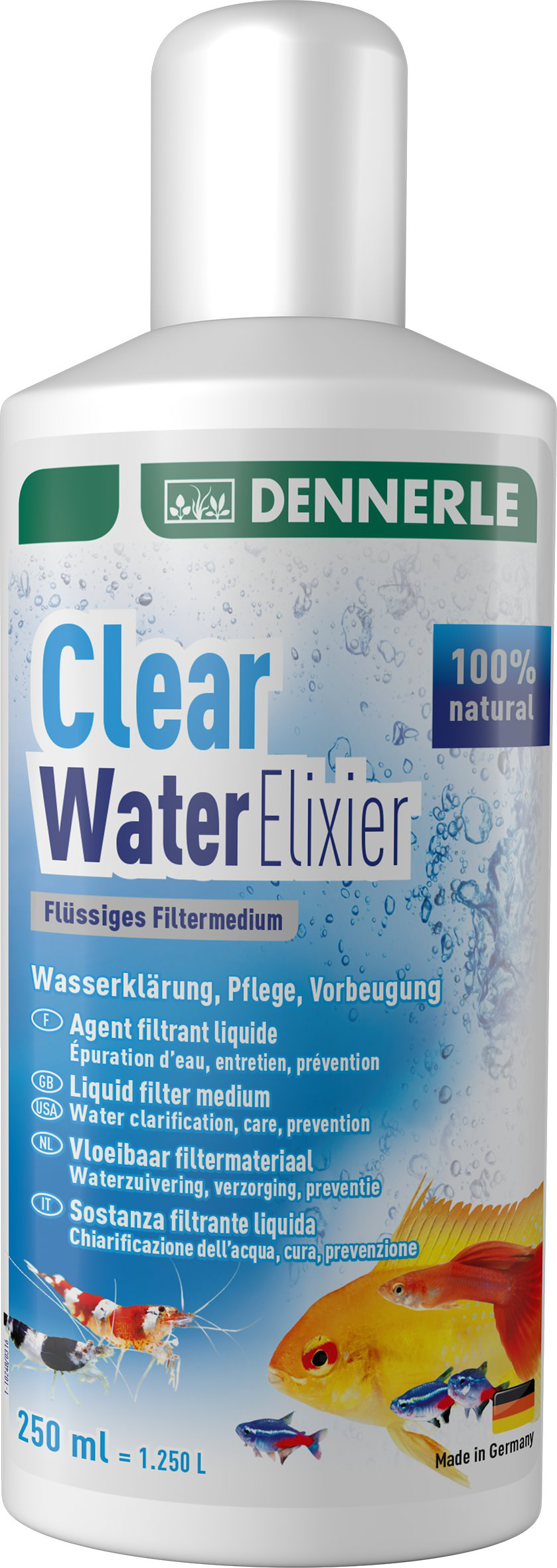 Dennerle - Agent Filtrant Clear Water Elixier - 250ml Image num&eacute;ro 1